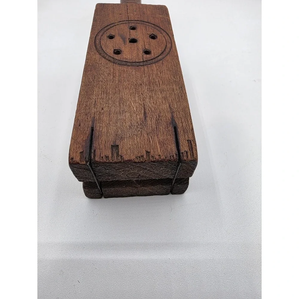 Antique Primitive Wooden Citrus Press And Juicer